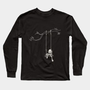 Skeleton Swinging Long Sleeve T-Shirt